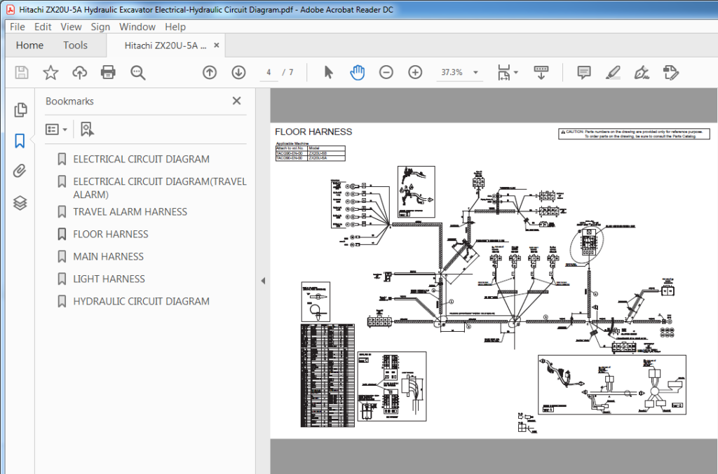 Hitachi Excavator Hydraulic Circuit Diagram Pdf