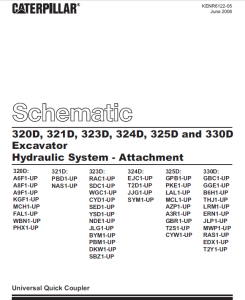 Cat D D D D D D Excavators Hydraulic System