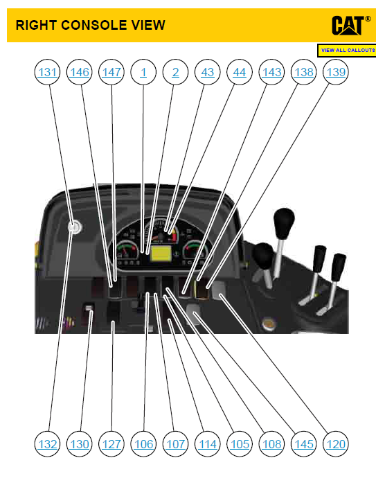 Cat F F F Backhoe Loader Electrical System Schematic Manual