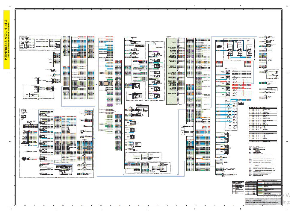 Cat E E E E Backhoe Loader Electrical System Schematic