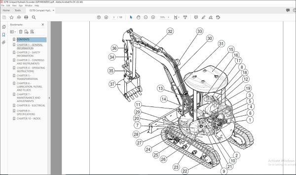 New Holland E B Compact Hydraulic Excavator Operator S Manual