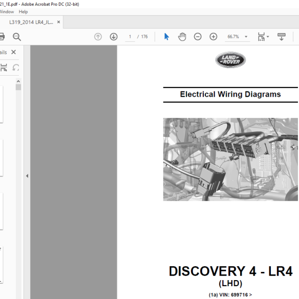 Land Rover L Discovery Lr Lhd Electrical Wiring Diagrams