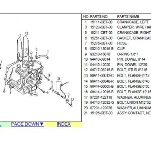 Apache RLX250SX Parts Digital Manual Download