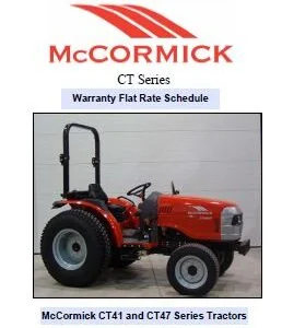MCCORMICK CT SERIES ILLUSTRATED PARTS CODES MANUAL MODELS PDF DOWNLOAD