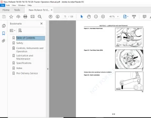 NEW HOLLAND TB100 TB110 TB120 TRACTOR OPERATORS MANUAL PDF DOWNLOAD