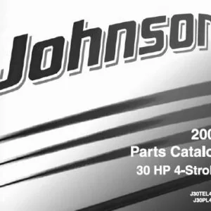 2006 JOHNSON EVINRUDE 30 HP 4-STROKE PARTS CATALOG J30TEL4SDR J30PL4SDR PDF MANUAL DOWNLOAD
