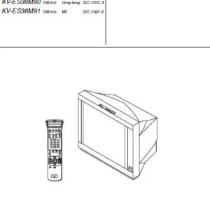 REPAIR MANUAL SONY KV ES38M31 KV ES38M61 TRINITRON COLOR TV PDF DOWNLOAD