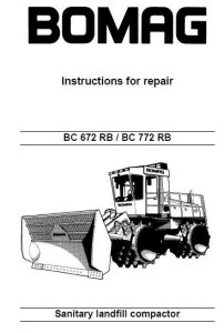BOMAG SANITARY LANDFILL COMPACTOR BC 672 RB BC 772 RB SERVICE REPAIR MANUAL PDF DOWNLOAD