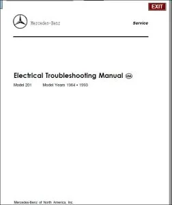 Mercedes Benz Repair Service Manual 1984 1985 1986 1987 1988 1989 1990 1991 1992 1993 - PDF DOWNLOAD