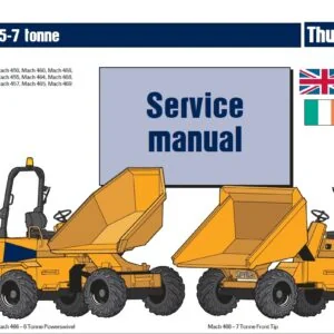 Thwaites 5 6 7 Tonne Ton Dumper Service Repair Workshop Manual