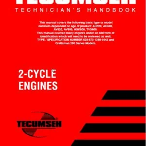 Tecumseh 2 Cycle Small Engine Repair Manual Service & Repair Manual Download PDF #❶ SELLING