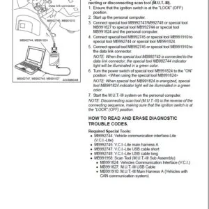 Mitsubishi Attrage 2012 2013 2014 2015 2016 Workshop Service Repair Manual