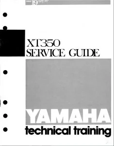 Yamaha Xt 200 250 350 Repair Manual