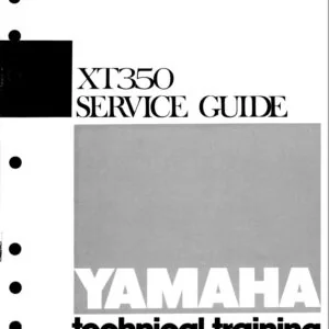 Yamaha Xt 200 250 350 Repair Manual