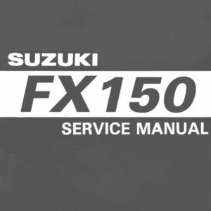 Suzuki Fxr150 Fxr 150 Service Repair  Workshop Manual 