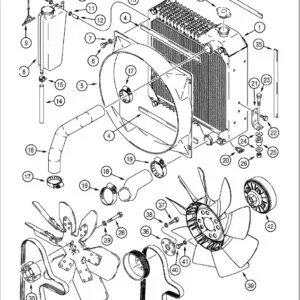 PARTS CATALOG CASE 580 SUPER M LOADER BACKHOE