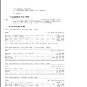 1999 Dodge Ram Pickup Truck R 1500 Complete Official Factory Service Repair Full Workshop Manual