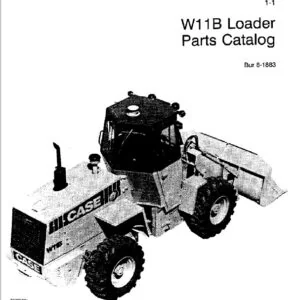 Case W11b Wheel Loader Parts Catalog Manual