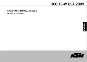Ktm 300 Xcw Replacement Parts Manual 2009 PDF DOWNLOAD