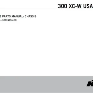 Ktm 300 Xcw Replacement Parts Manual 2009 PDF DOWNLOAD