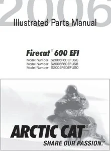 Arctic Cat Snowmobile F6 Efi Parts Manual Catalog Download