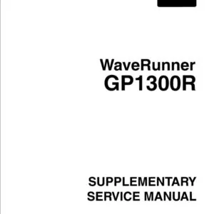 Yamaha Waverunner Wave Runner Gp1300r Gp1300 2003-2008 Service Repair Workshop Manual PDF Download