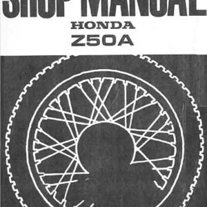 Z50r 1979 1980 1981 1982 Z50 Service Repair Workshop Manual