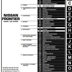 2016 NISSAN FRONTIER SERVICE WORKSHOP REPAIR MANUAL - PDF DOWNLOAD