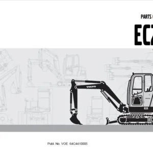 Volvo Excavator Ec25 Ec 25 Parts Manual Catalog Download