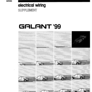 1999 Mitsubishi Galant Electrical Wiring Diagram Download