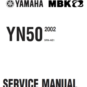 YAMAHA YN50 NEOS FULL SERVICE & REPAIR MANUAL 2002 - 2009