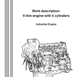 Scania Industrial Diesel 9 litre engine with 5 cylinders Service Repair Workshop Manual DOWNLOAD