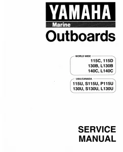 Yamaha Outboard 130 HP 1996 1997 1998 1999 2000 2001 2002 2003 2004 Service Manual Download!