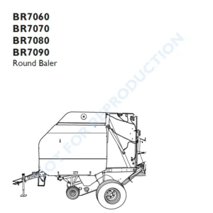 New Holland Br7060 Br7070 Br7080 Br7090 Round Baler Operators Manual