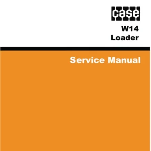 Case W14 Loader Service Repair Workshop Manual SN 9119395 - 9119672 PDF Download
