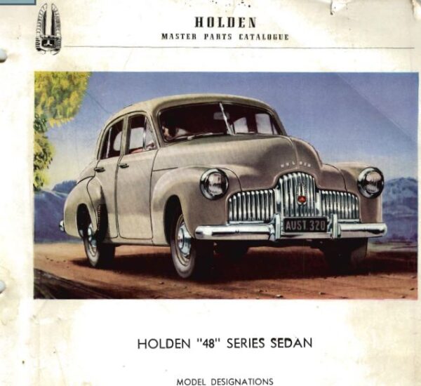 Holden 48 215 50 Fx Fj Parts Book Catalogue Catalog Nasco