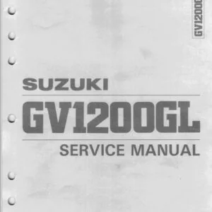 Suzuki GV 1200 GL Madura '85 a '86 - Service Manual