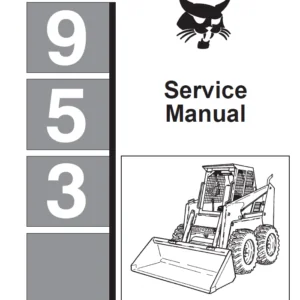 Bobcat 953 Bobcat Loader Service Manual