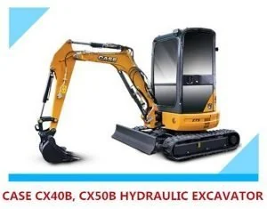 CASE CX40B, CX50B HYDRAULIC EXCAVATOR SERVICE REPAIR MANUAL DOWNLOAD