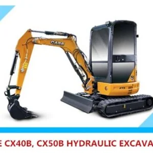 CASE CX40B, CX50B HYDRAULIC EXCAVATOR SERVICE REPAIR MANUAL DOWNLOAD