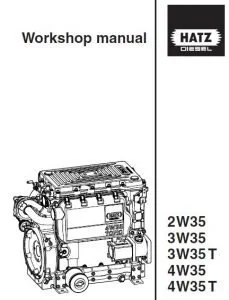 HATZ 2W35, 3W35, 3W35T, 4W35, 4W35T Diesel Engine Service Repair Workshop Manual DOWNLOAD