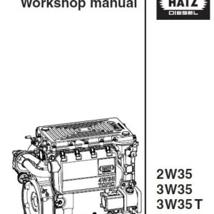 HATZ 2W35, 3W35, 3W35T, 4W35, 4W35T Diesel Engine Service Repair Workshop Manual DOWNLOAD