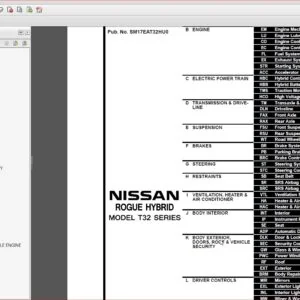 2017 - 2020 NISSAN ROGUE HYBRID SERVICE REPAIR WORKSHOP MANUAL - PDF DOWNLOAD !