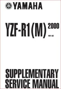 Yamaha Yzf r1 2000 Service And Repair Manual - PDF DOWNLOAD