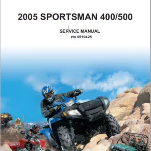 POLARIS  2005 400 500 SPORTSMAN SERVICE REPAIR MANUAL -  PDF Download