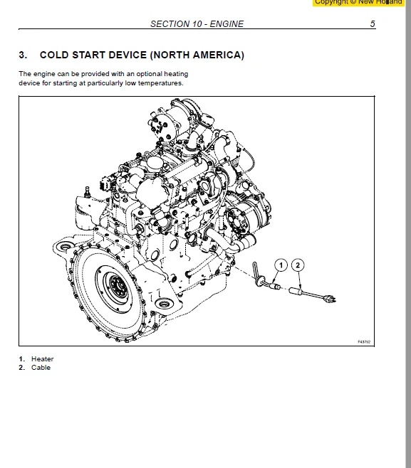 New Holland W50btc W60btc W70btc W80btc Compact Wheel Loaders Service Repair manual Download - PDF - Image 3
