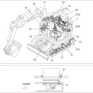 Case CX75SR / CX80 Tier 3 Crawler Excavator Workshop Service & Repair Manual- PDF Download