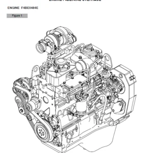 Download Case New Holland Kobelco Iveco F4BE0484E, F4BE0684D, F4BE0684B Tier 2 Diesel Engine Shop Manual - PDF