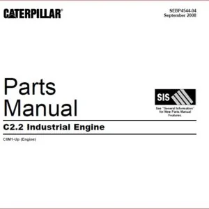 CC2POMSNGAU  Caterpillar C2.2 Industrial Parts Engine Manual - PDF DOWNLOAD!!