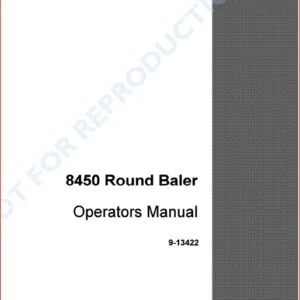 CASE IH 8450 ROUND BALER OPERATORS MANUAL - PDF DOWNLOAD